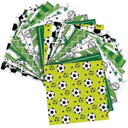 COLLBATH Fußball-Geschenkpapier Blatt für Männer Jungen Geburtstagsparty Festliche Dekoration