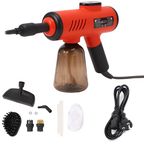 CEIEVER - Limpiador a vapor de mano, 1200 W, 220 V, vapor, 600 ml, limpiador de vapor para ventanas, suelos, tapicería, sofá, ventana, coche, azulejos, alfombra