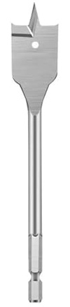 ZHaotn Juego de brocas planas de acero con alto contenido de carbono for madera, de 6 a 50 mm, for carpintería