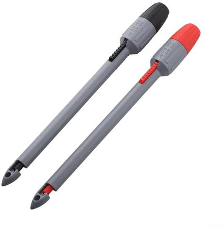 Sonda de perforación de alambre para pruebas eléctricas con clip de perforación de aislamiento, acero inoxidable, abrazadera en V doble con resorte, compatible con cables de prueba de plátano de 4 mm