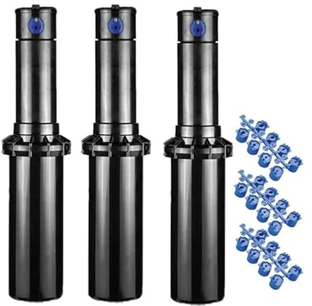 Confezione GardPrime 3 × Hunter PGP-04 Ultra Rotor (arco regolabile 50°-360°) – Irrigatori Pop-up 4″ Ad alte prestazioni per prato e giardino by irrigazione Pro