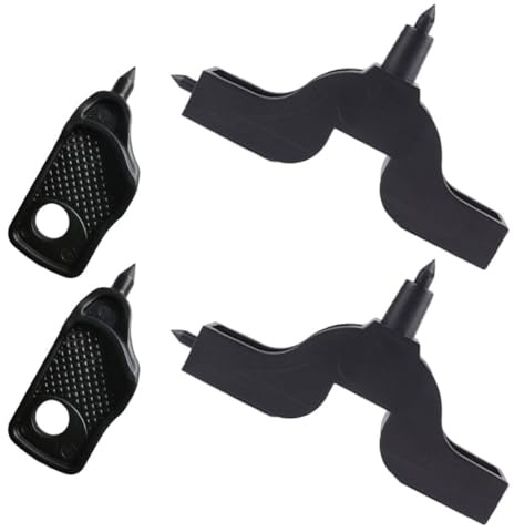 HOMSFOU Perforatore per Tubo Irrigazione a Goccia 4 Pezzi in Plastica, Utensile da Giardinaggio per Fori Precisi, Accessorio Irrigazione Automatica per Orto, Prato e Campi Agricoli