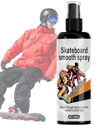 Snowboard Smooth Spray - Glide Enhancer Solution for Enthusiasts | Friction Reducing Formula with Base Protection Shield & Clog Prevention Tech for Men, Women, Adults and Players
