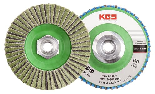 KGS HYBRID T Dischi lamellari ø115 - M14 - grana 60 verde