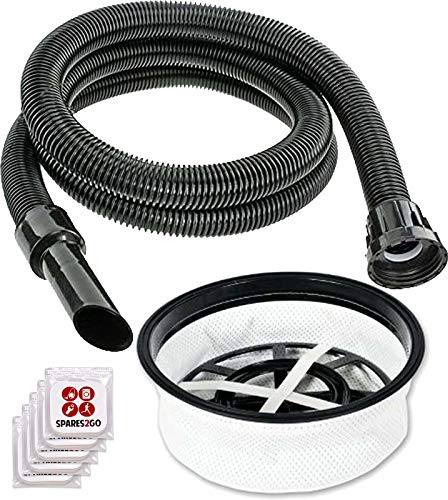 SPARES2GO 2.5m Hose with Swivel Cuffs + 12 Round Filter + Fresheners Compatible with Numatic Henry HVR200 HVR200A HVX200 Vacuum Cleaner