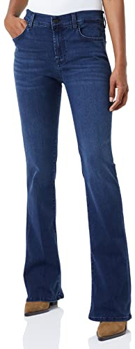 7 For All Mankind Bootcut Bair Eco Park Avenue Jeans, Blu Scuro, 31W x 31L Donna