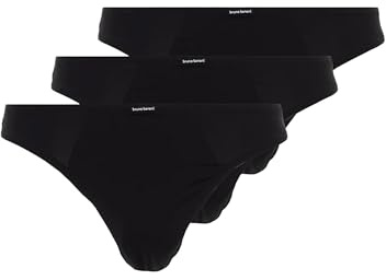 bruno banani Strings Herren Bale Mikrofaser Strings atmungsaktiv - 3er Pack | Luftige Mikrofaser, niedrige Bundhöhe, Baumwoll-Einsatz im Suspensorium, elastischer Bund ohne Drücken, 3er Set