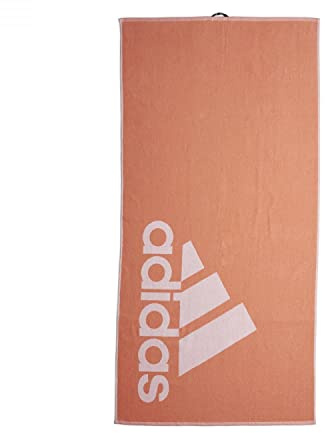 adidas Unisex Brand Towel, Coral Fusion / White, One Size