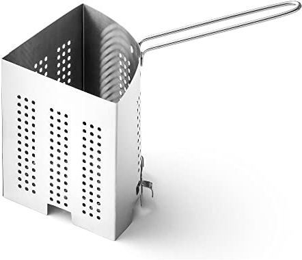 Forgast Panier à pâtes | Acier inoxydable | Passoire araignée | Passoire en fil métallique | Passoire écumoire | Passoire à pot chaud pour les pâtes alimentaires et les quenelles