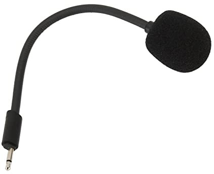 Micro de Remplacement pour Quantum 100, Perche de Microphone de Jeu à Réduction de Bruit de 2,5 Mm, Microphone de Perche pour Casques de Jeu D'ordinateur avec Bras de Microphone