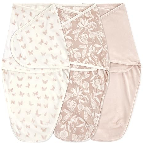 aden + anais™ Essentials Easy Swaddle™ Pucksack 1,5 TOG 3er-Pack Garden Velboa (0-3 Monate)