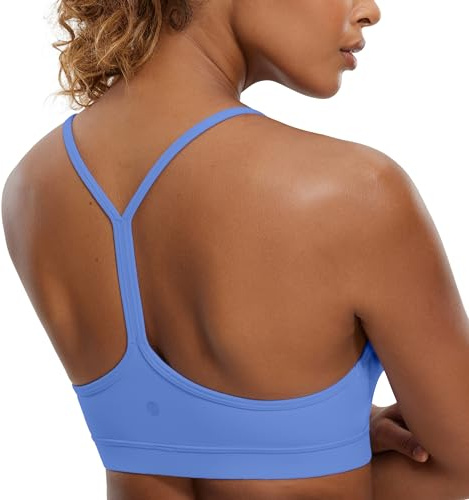 CRZ YOGA Butterluxe Y Back Sports Bras Wild Indigo Medium