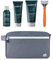 Harry's Geschenk-Set - Nassrasierer für Männer mit orangefarbenem Griff und 5-Klingen Rasierklinge, Rasiercreme 100ml, After-Shave-Balsam 50ml, Gesichtsreiniger 150ml und Kulturtasche