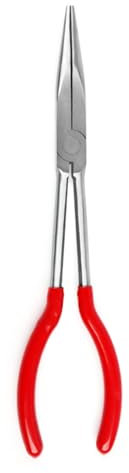 LUOFENG Long Nose Plier,Needle Nose Pliers Stainless Steel Long Reach Straight Pliers 25°/45°/90° Bent Nose Pliers O-Shaped Circle Pliers