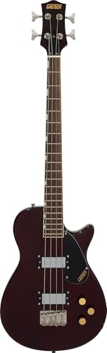 Gretsch Streamliner Jet Club Single-Cut Short-Scale Electric Bass Guitar - Walnut Stain