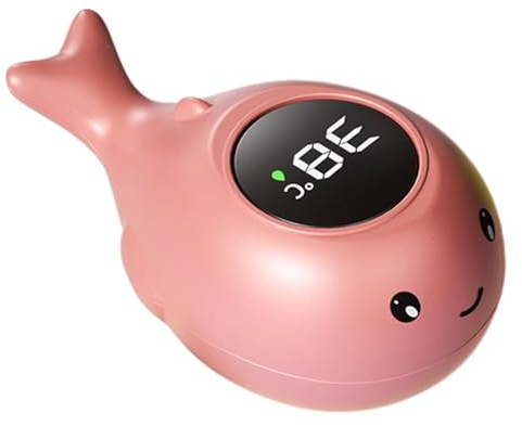 Badethermometer für Babys und Kinder, Badethermometer Im Wal Design, Baby Badewasser Thermometer, LED Baby Sicherheits Wasserthermometer, Wassertemperatur Thermometer für Babybaden