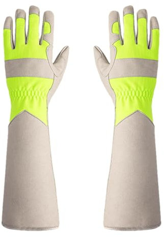 Schnitthandschuhe mit Unterarmschutz, dornensichere Schnitt- und Gartenhandschuhe, Unterarmschutzhüllen, Dornensichere Unterarmschutzhüllen für Hof, Landwirtschaft, Garten