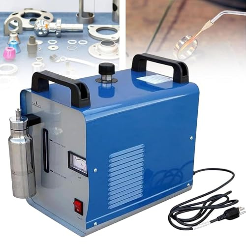 Acrylic Polishing Machine, 75L/95L/150L Portable Oxygen Hydrogen Water Welder HHO Gas Flame Generator Polisher with Torch Tip Kit for Plexiglass Decorations Polishing,H160-75L/H