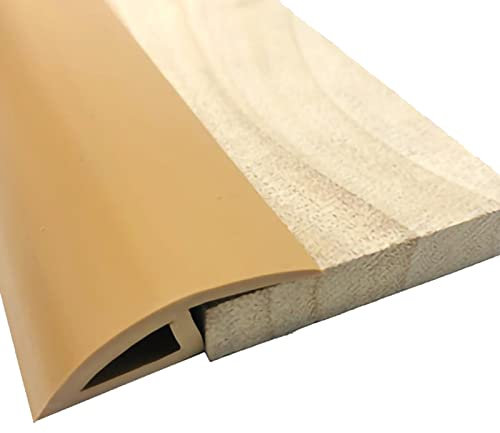 Bodenübergangsleiste, umweltfreundliche PVC-Übergangsschwelle für Holz zu Fliesen, schneidbare Fugenverbindungsleiste, anpassbare Bodenabdeckleiste, Orange, Orange,Orange