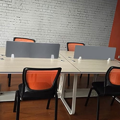 Lot de 2 panneaux acoustiques de 30,5 cm de hauteur pour bureau, étudiant, bibliothèque, couleur A, 100 x 30 cm