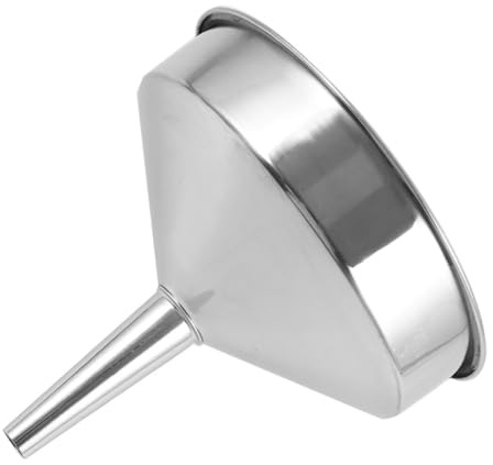 GRIRIW Embudo Grande Inoxidable para Aceite de Motor 1 Alta Durabilidad Diseño de Boca Ancha para Cocina y Automóviles