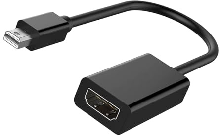 Ksywydu Mini DisplayPort to HDMI Adapter, Thunderbolt 2 to HDMI Converter Compatible for MacBook Air/Pro Surface Pro ThinkPad Monitor Projector, Supports Full HD Audio & Video, Compact and Durable