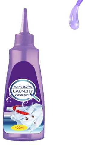 Aktiv Enzyme Fleckenentferner Kleidung,Stain Treater Spray,Flüssigwaschmittel,Wäschepflege,Waschmittel Weiße Wäsche für Alle Textilien(1 Stück)