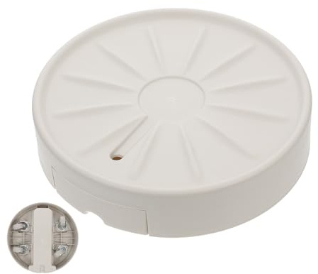 BIUDECO Vassoio Rotondo per Fioriera con Ruote Girevoli, Carrello Portafiori con Cassetto Estraibile e Meccanismo di Drenaggio, Supporto Mobile per Piante da Interno con Ventilazione