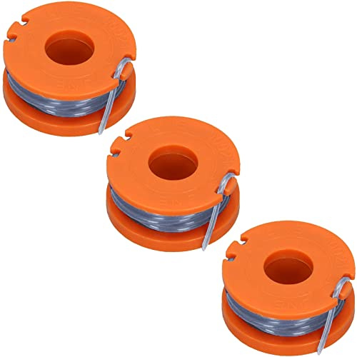 SPARES2GO 2.5m Line & Spool Compatible with MacAllister MGTP18Li (18v) MATR14425 Strimmer Trimmer (Pack of 3)