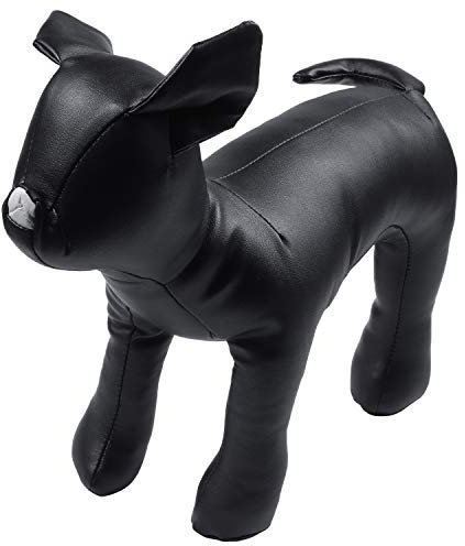 Schaufensterpuppe für Hunde, stehend, Größe S, Schwarz