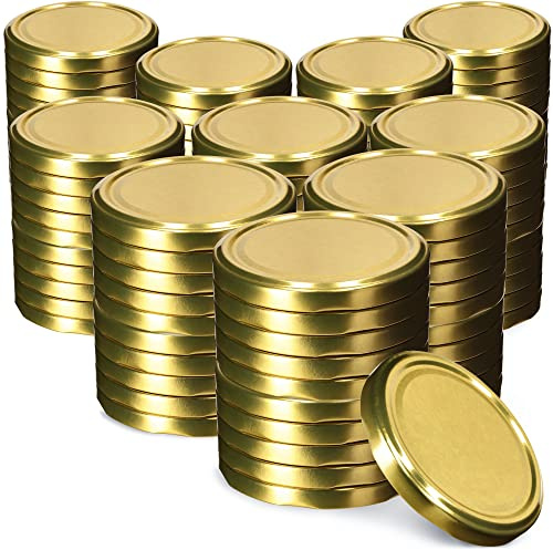 KADAX Lot de 100 couvercles Twist-Off Ø63 mm Vert – Couvercles de Rechange en métal pour bocaux à Miel & bocaux Moyens – Fermeture hermétique pour Miel, confitures & conserves