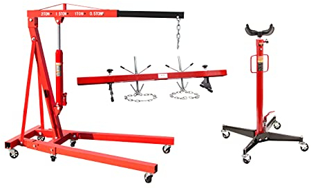 otgerlensker products Motorkran 2000 kg 2 t + Getriebeheber 500 KG + Motorträger 500 KG