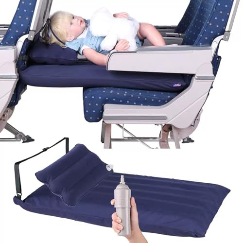 Kleinkind-Flugzeugbett, Kleinkind-Flugzeug-Fußstütze, tragbare Fußstützen-Hängematte für Kleinkinder für Flüge, Flugzeug-Sitzverlängerung für Kinder, Kleinkind-Baby-Reiseutensilien