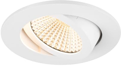 SLV NEW TRIA UNIVERSAL 68, Deckeneinbauleuchte, 2500/3000/4000K, 60°, IP 20, rund, weiß