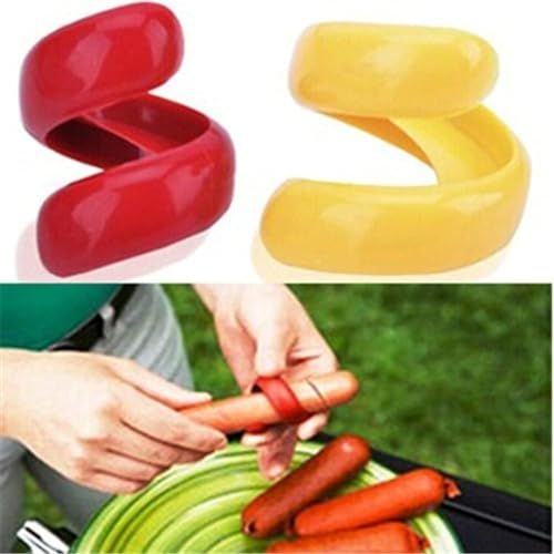 2 affettatrici a spirale per hot dog, taglierina manuale per salsiccia a spirale barbecue hot dog taglierina affettatrice cucina gadget ausiliario frutta verdura utensili da cucina design durevole