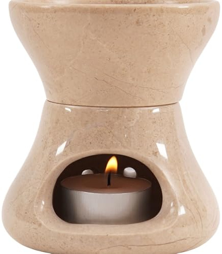 Radicaln Marble Butter Warmer Verona 4 Inches Handmade Fondue Pot For Kitchen Set Candle Butter Warmer For Candle Melter & Sea Food Butter Maker Chocolate Melting Pot