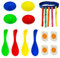4 Sets Of Balancing Spoon Sets, 1 Set Of Tail Tearing Props, 5 Tails, Outdoor Game Set, Spoon Holding Egg Balancing Game Tool