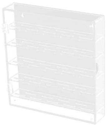 YWJLQH Challenge Sammler Vitrine für Medaillen und Abzeichen, Acryl Halter für Ausstellungen, Weiß