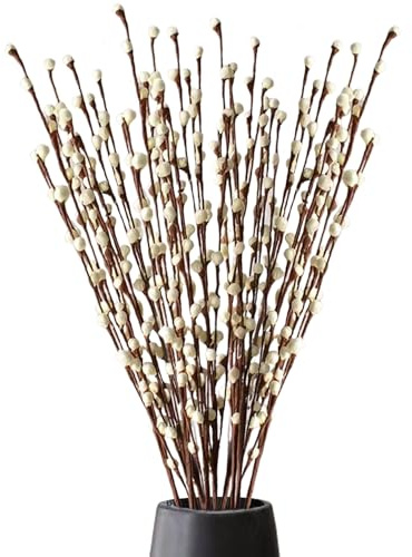 Hperu Branches de Saule de la Chatte pour vases, 14pcs / de 33 Pouces de Long.