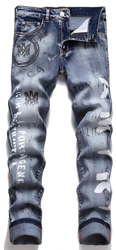 Kdtoll Vaqueros Hombre Slim Fit - Pantalones de Mezclilla Elásticos, Jeans Ajustados para un Estilo Casual y Urbano, Todas Las Estaciones