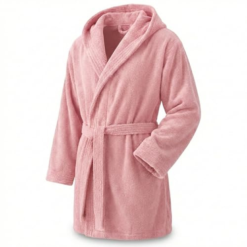 Top Towel - Elegant - Albornoz Mujer y Hombre 100% Algodón, 500 g/m² - Opción con Capucha o Sin Capucha - Suave y Absorbente para Ducha, Spa y Piscina