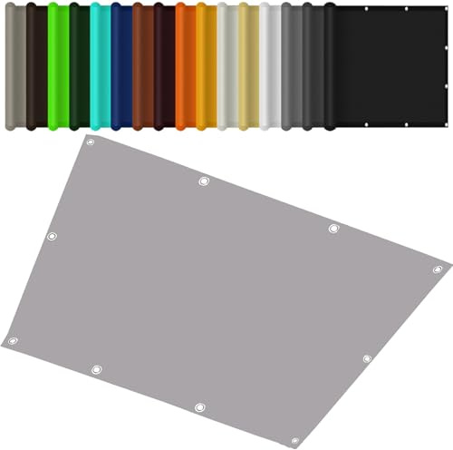 Tenda da Sole Quadrata 200 x 230 cm Tessuto Tenda da Sole Antivento Protezione UV Regola Temperatura Antistrappo per Terrazza, Piscina, Grigio Chiaro