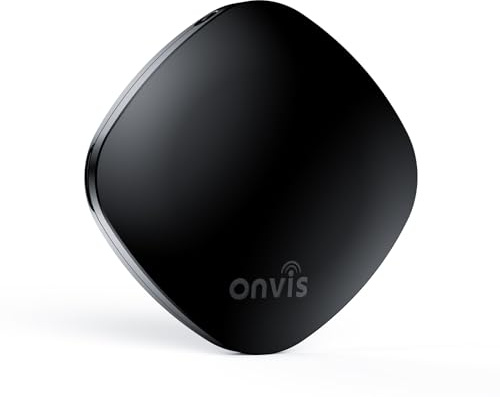 Onvis Smart Item Tracker Works with Apple Find My (iOS Only) | Worldwide Locator Bluetooth Key Finder for Pet, Luggage, IP67 Waterproof, 3-Years Battery Life, MFi Certified (1 Pack)
