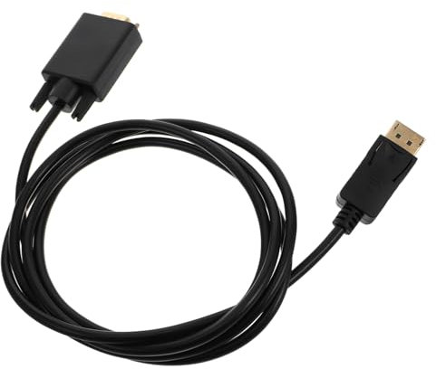 SHINEOFI Cable De Conversión De Equipos De Audio Y Video Cable Display Port Display Port A Vga para Monitor De Computadora Adaptador Displayport Displayport A Vga