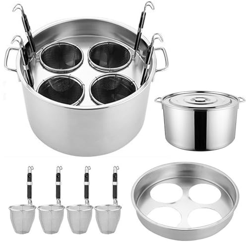 Bollitore per pasta in acciaio inox con divisore e colino, multifunzionale, per cucina di casa e ristorante