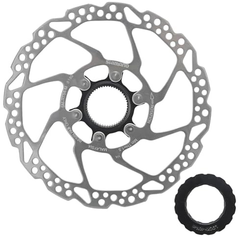 MospdyGear Fahrrad-Zentrierschloss-Bremsscheibe, Ersatz für Shimano SM-RT54 180 mm Bremsscheibe, Ideal für Rennräder und Mountainbikes (RT54,180MM)