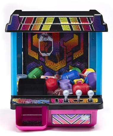 Game Zone Arcade Claw Crane Game – Electronic Prize Grabber Machine for Candy, Toys & More – Arcade Sounds – Ages 6+
