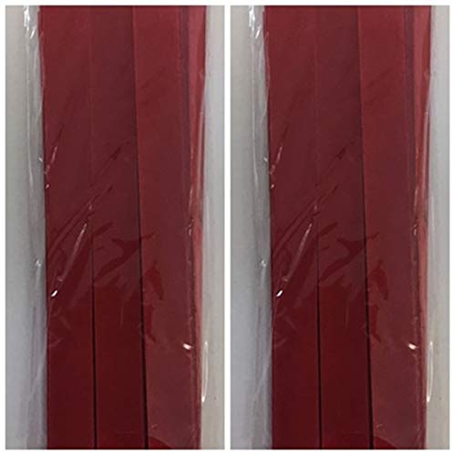 Fröbelsterne samt/metallic rot, top quality, 15mm, 16 Streifen, 331517