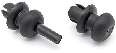 VVO Fasteners - 2 x Hutablagen-Clips - schwarz