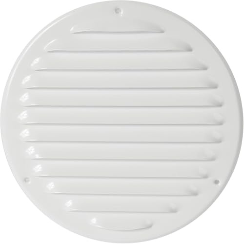 Repa Market Cubiertas de ventilación de aire de 6 pulgadas (dimensiones de apertura), rejilla de ventilación de retorno de acero galvanizado blanco, cubierta de ventilación de CA, rejillas y rejillas